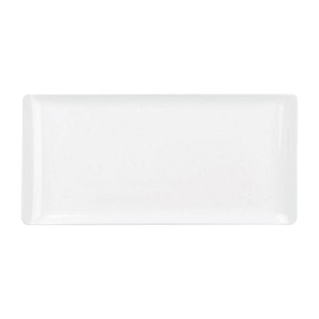 Churchill Melamine Rectangular Trays White 530x325mm (2 Pack)
