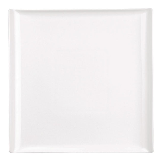 Churchill Melamine Square Trays White 303x303mm (4 Pack)