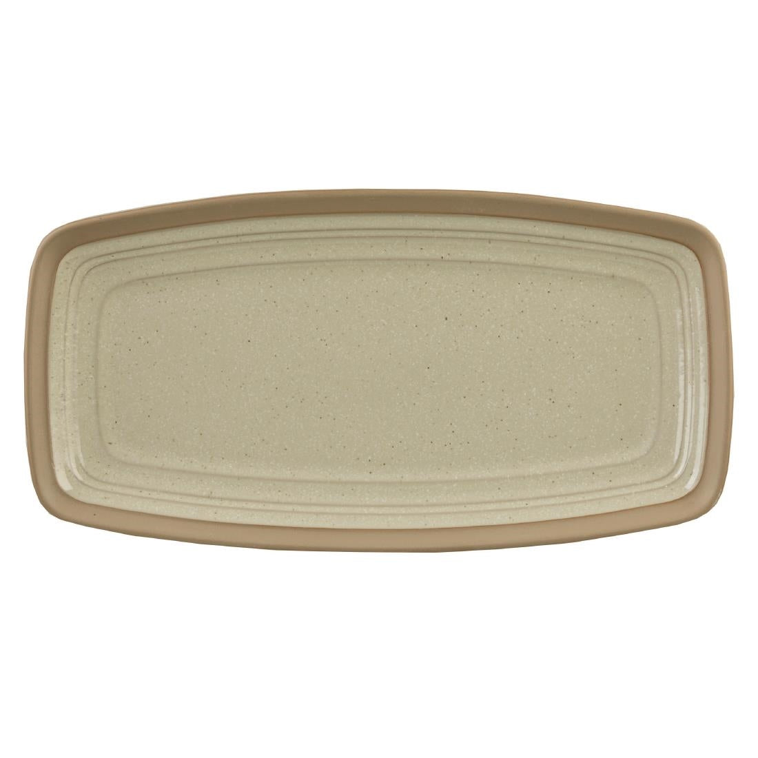 Churchill Igneous Rectangular Plates Natural 350x180mm (6 Pack)