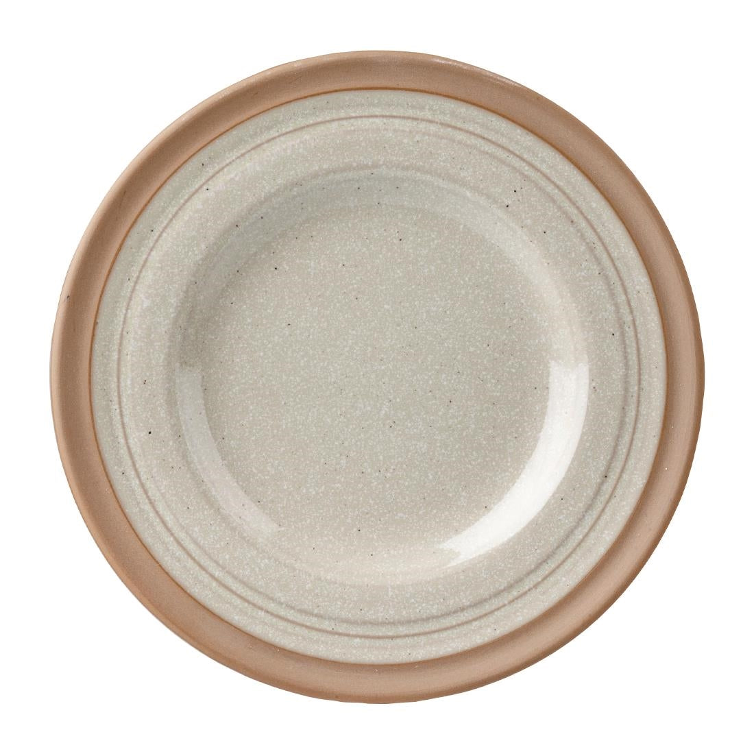 Churchill Igneous Rimmed Side Plates Natural 180mm (6 Pack)