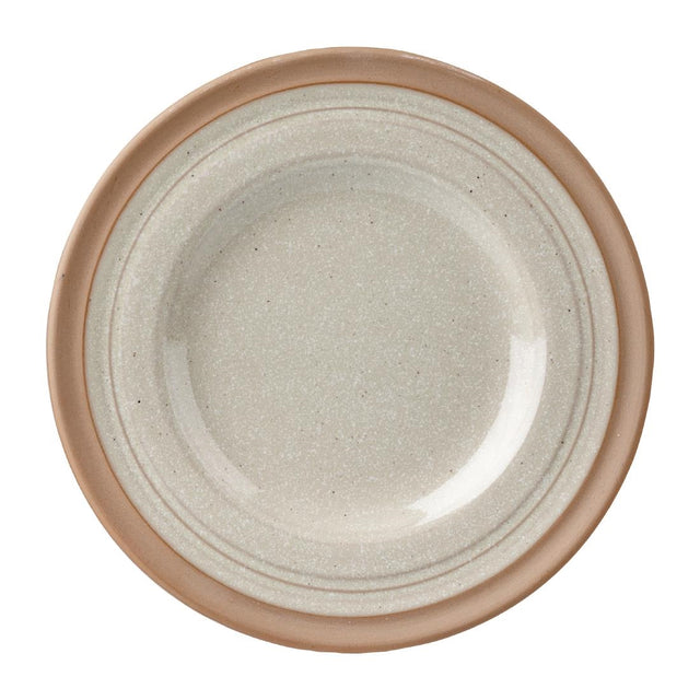 Churchill Igneous Rimmed Side Plates Natural 180mm (6 Pack)