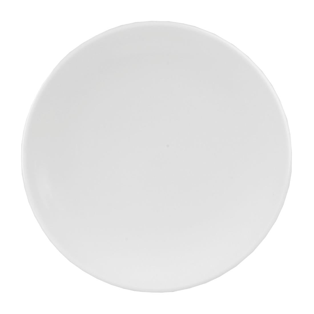 Churchill Art de Cuisine Menu Porcelain Coupe Plates 155mm (6 Pack)