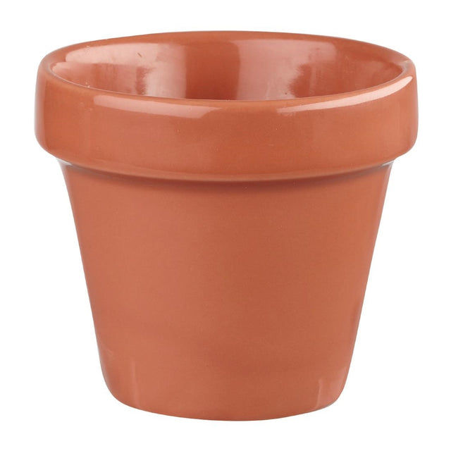 Churchill Bit on the Side Plant Pots Paprika 340ml (12 Pack)