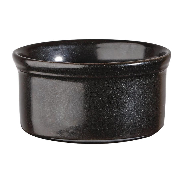 Churchill Cookware Large Ramekins Metallic Black 90mm (24 Pack)