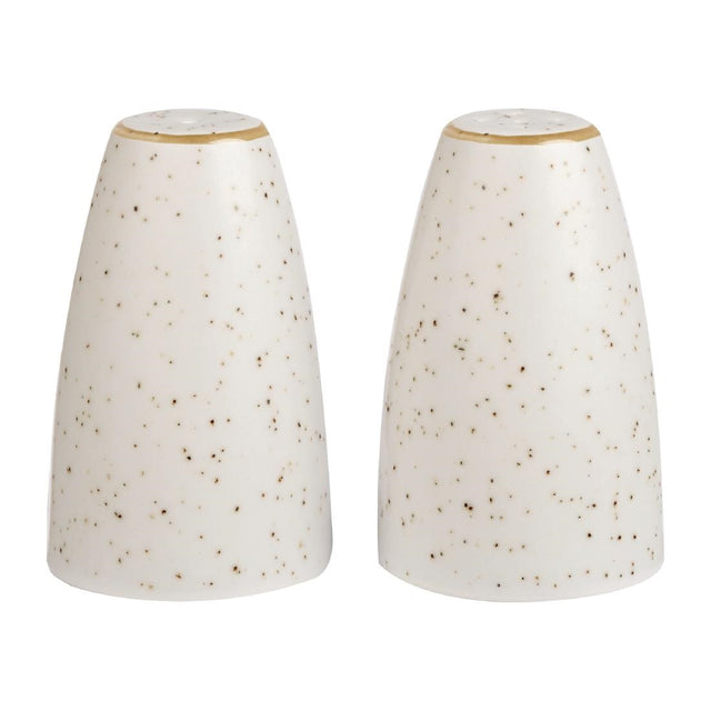 Churchill Stonecast Salt Shakers Barley White 70mm (12 Pack)