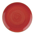 Churchill Stonecast Evolve Coupe Plates Berry Red 324mm (6 Pack)