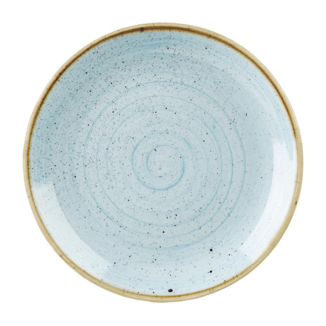 Churchill Stonecast Evolve Coupe Plates Duck Egg Blue 324mm (6 Pack)