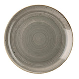 Churchill Stonecast Evolve Coupe Plates Peppercorn Grey 324mm (6 Pack)