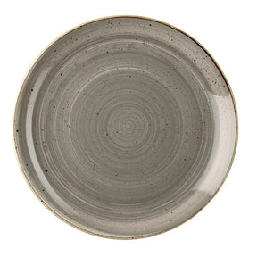 Churchill Stonecast Evolve Coupe Plates Peppercorn Grey 324mm (6 Pack)