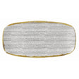 Churchill Studio Prints Homespun Oblong Plates Stone Grey (6 Pack)