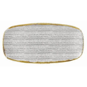 Churchill Studio Prints Homespun Oblong Plates Stone Grey (6 Pack)
