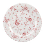 Churchill Vintage Prints Rimmed Plates Cranberry Rose Chintz 305mm (6 Pack)