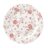 Churchill Vintage Prints Rimmed Plates Cranberry Rose Chintz 276mm (6 Pack)