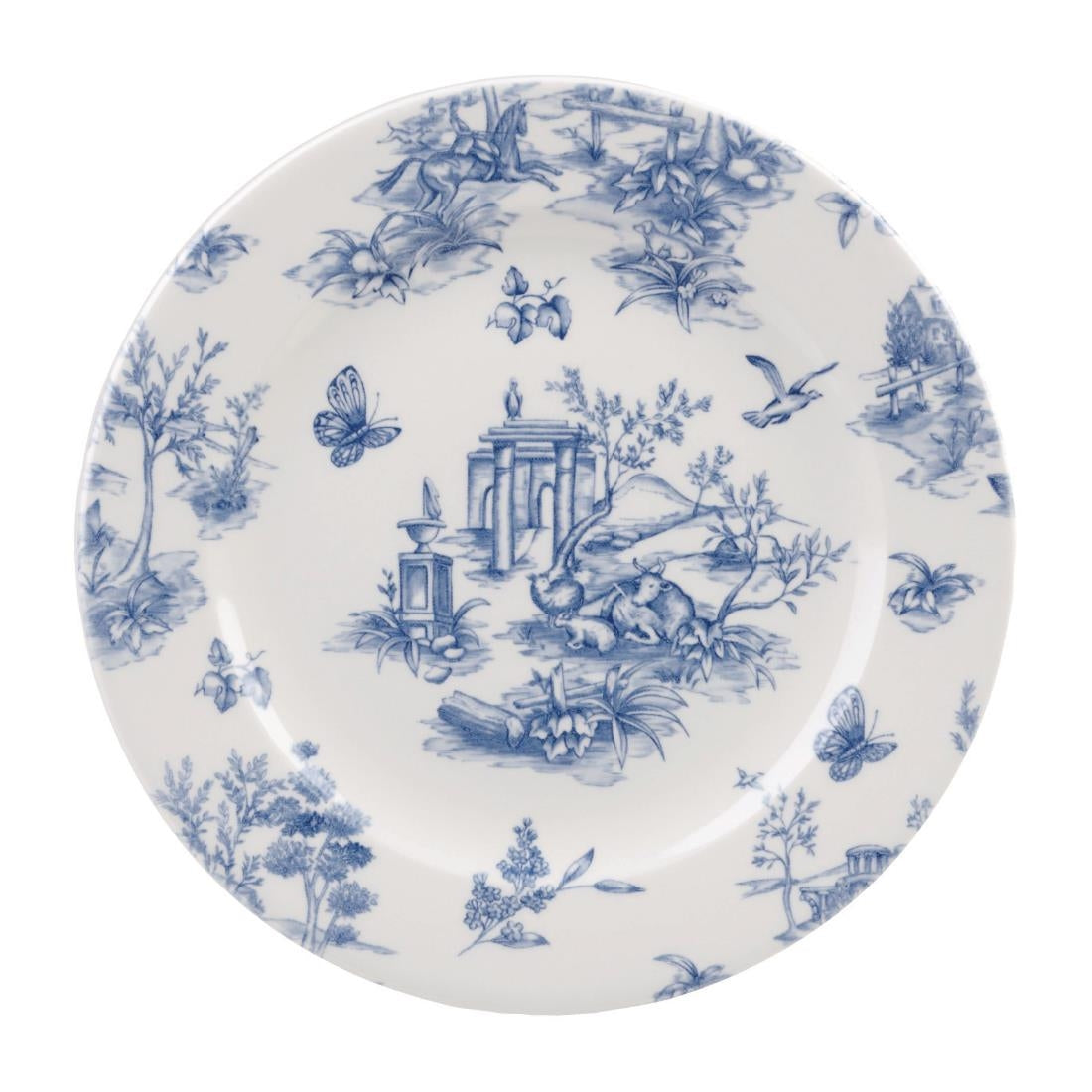 Churchill Vintage Prints Rimmed Plates Prague Toile 210mm (6 Pack)