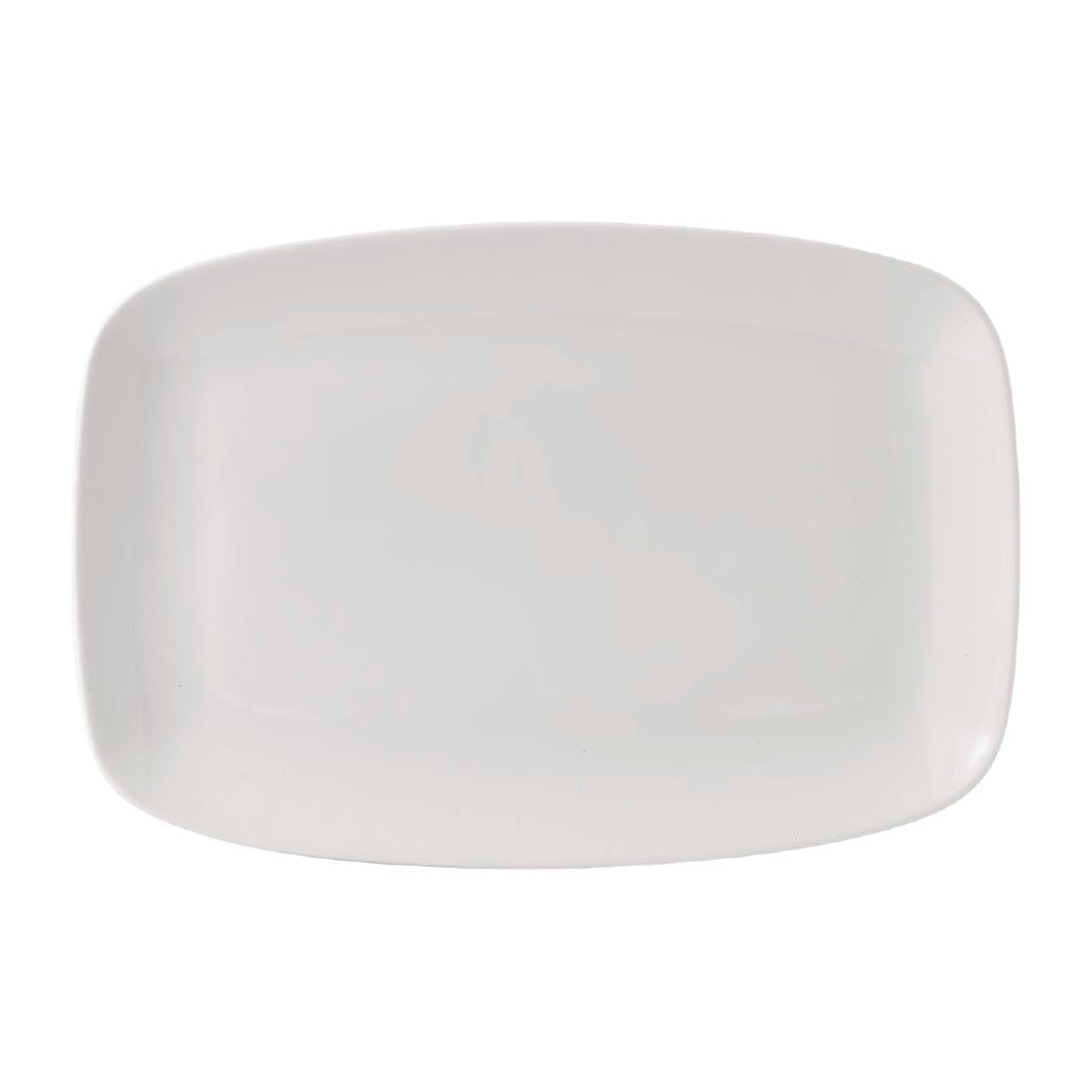 Churchill Chefs' Plates Oblong Platters White 334x234mm (6 Pack)