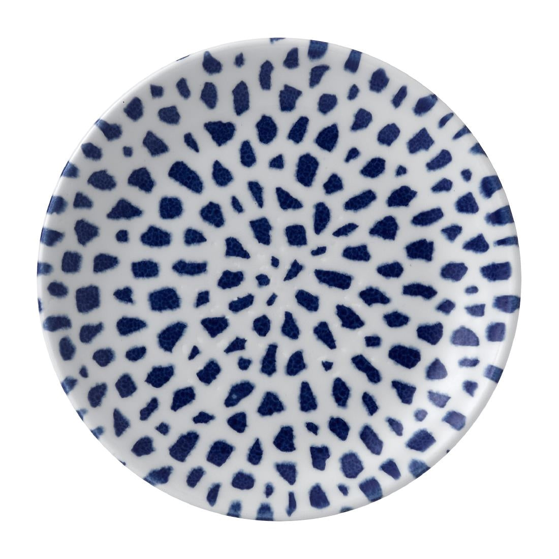 Dudson Terrazzo Coupe Plates Blue 165mm (12 Pack)