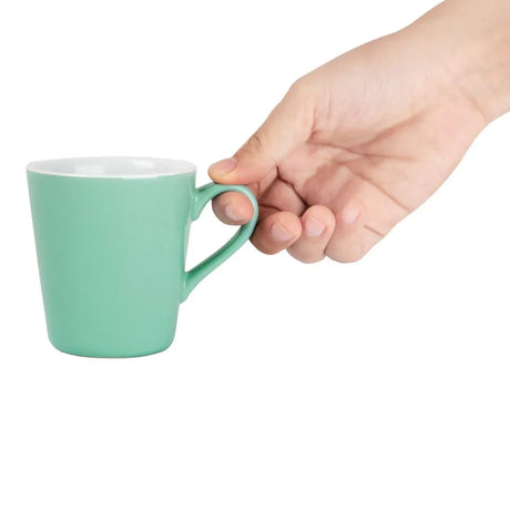 FF993 Olympia Cafe Flat White Cups Aqua 170ml (Pack of 12) - JD Catering Equipment Solutions Ltd