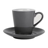 FF997 Olympia Cafe Charcoal Saucer (Fits FF997) - 131mm 5 3/10" (Box 12)