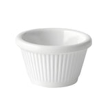Utopia Fluted Ramekins White 30ml (12 Pack)