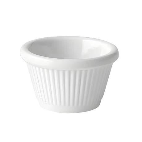 Utopia Fluted Ramekins White 30ml (12 Pack)