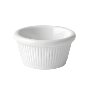 Utopia Fluted Ramekins White 60ml (12 Pack)