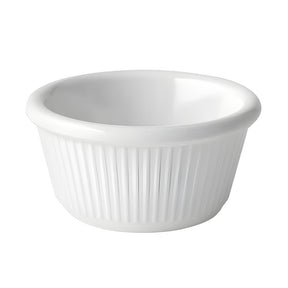 Utopia Fluted Ramekins White 90ml (12 Pack)