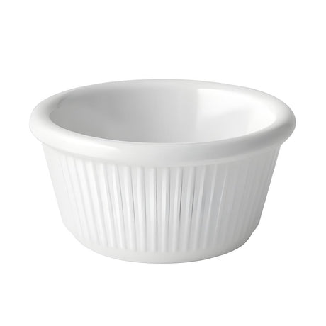 Utopia Fluted Ramekins White 90ml (12 Pack)