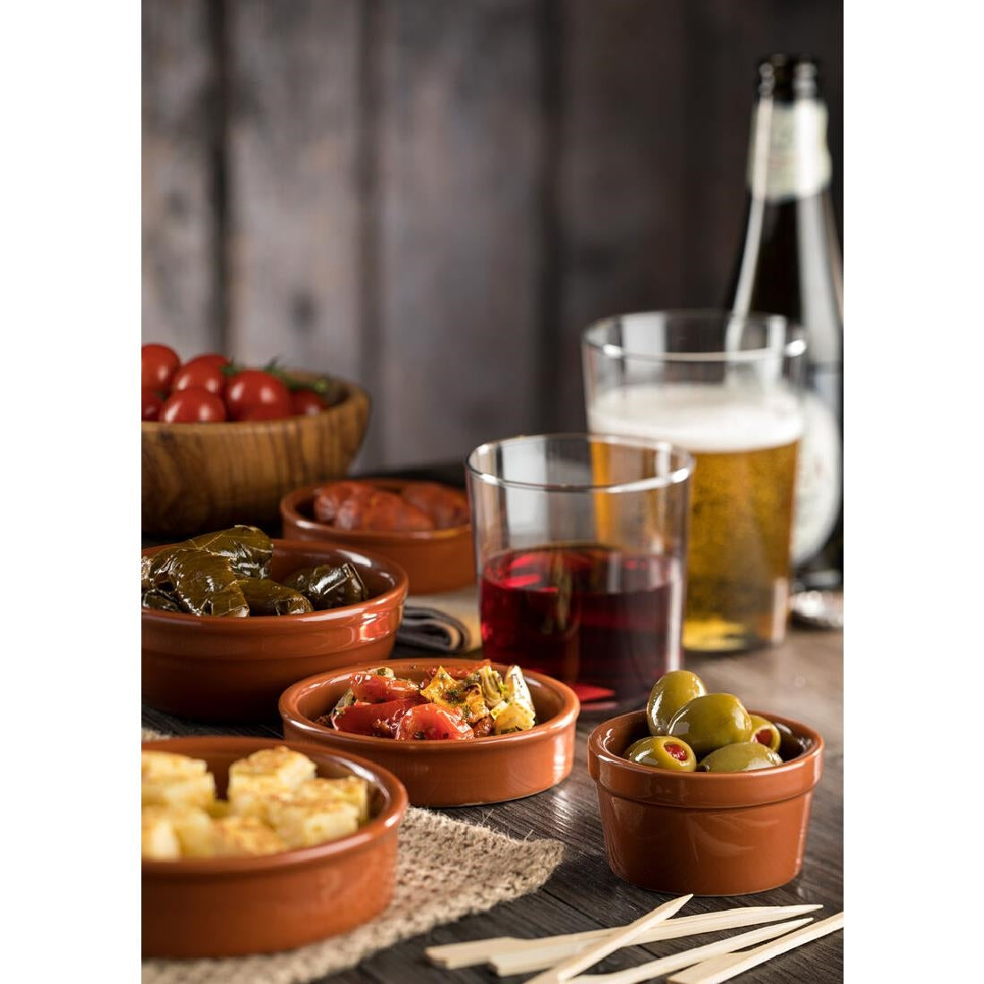 FH600 Utopia Tapas Dishes 130mm (Pack of 6)