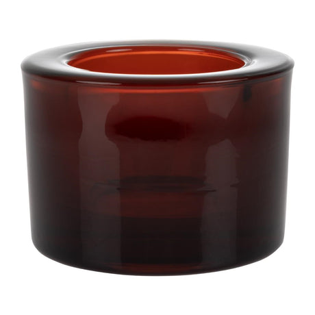 FJ255 Utopia Chunky Red Tealight Holders (Pack of 12)