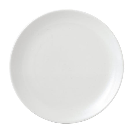 FJ819 Vellum White Coupe Plate 10 1/4 " (Box 12)