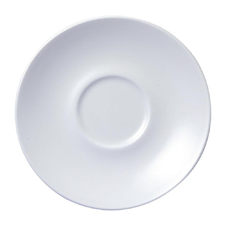 FJ836 Vellum White Saucer 6 1/4 " (Box 12)