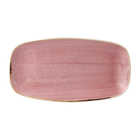 FJ909 Stonecast Petal Pink Chefs' Oblong Plate No. 4 13 7/8 x 7 3/8 " (Box 6)