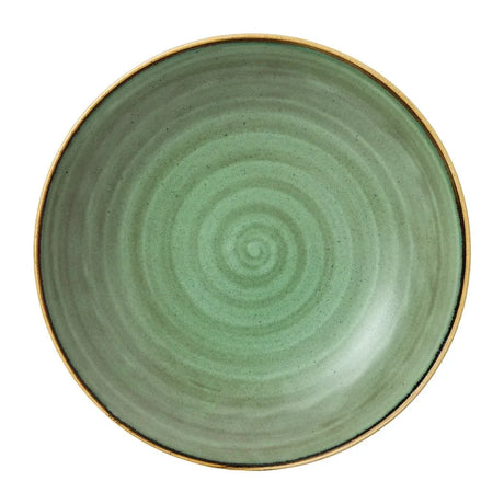 FJ911 Stonecast Samphire Green Coupe Bowl 12 " 84.5oz (Box 6) - JD Catering Equipment Solutions Ltd