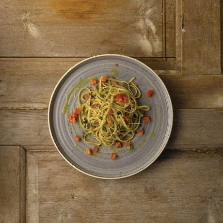 FJ918 Stonecast Peppercorn Grey Walled Plate 10 3/4 " (Box 6) - JD Catering Equipment Solutions Ltd