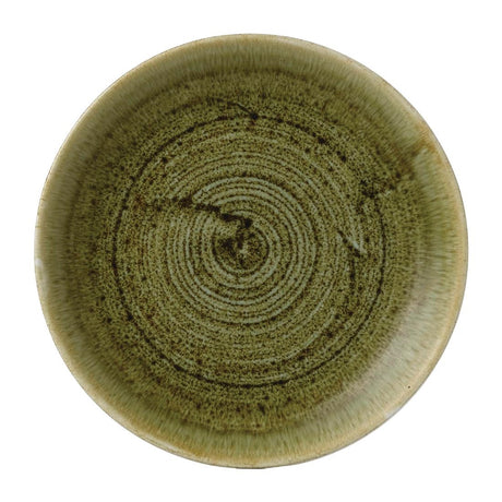 FJ930 Stonecast Plume Olive Coupe Plate 6 1/2 " (Pack of 12)