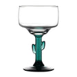 Libbey Cactus Margarita Green Stem Glasses 360ml/12oz (12 Pack)