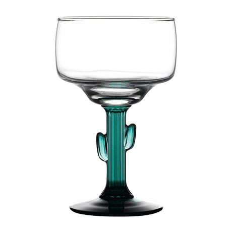 Libbey Cactus Margarita Green Stem Glasses 360ml/12oz (12 Pack)