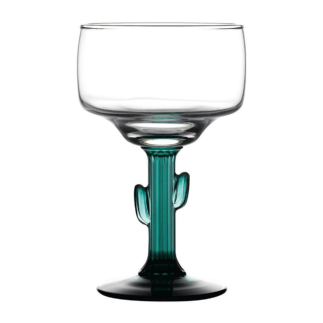 Libbey Cactus Margarita Green Stem Glasses 360ml/12oz (12 Pack)