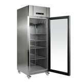 Gram Professional Compact GR600 S Stainless Steel Display Fridge
