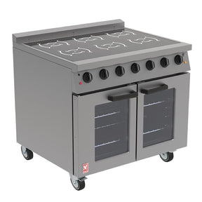 Falcon E163i six-zone induction range on castors — E163i-C / FS046