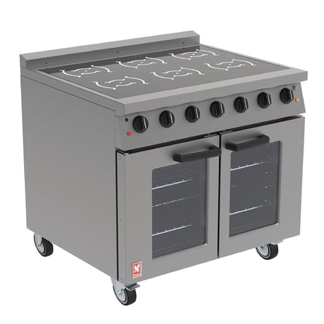 Falcon E163i six-zone induction range on castors — E163i-C / FS046