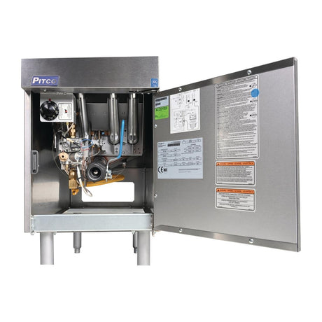 FS125-N Pitco Twin Basket Single Tank Gas Fryer SG14S FS125 Natural Gas