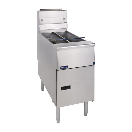FS126 Pitco Twin Tank Gas Fryer SG14TS Nat/LPG