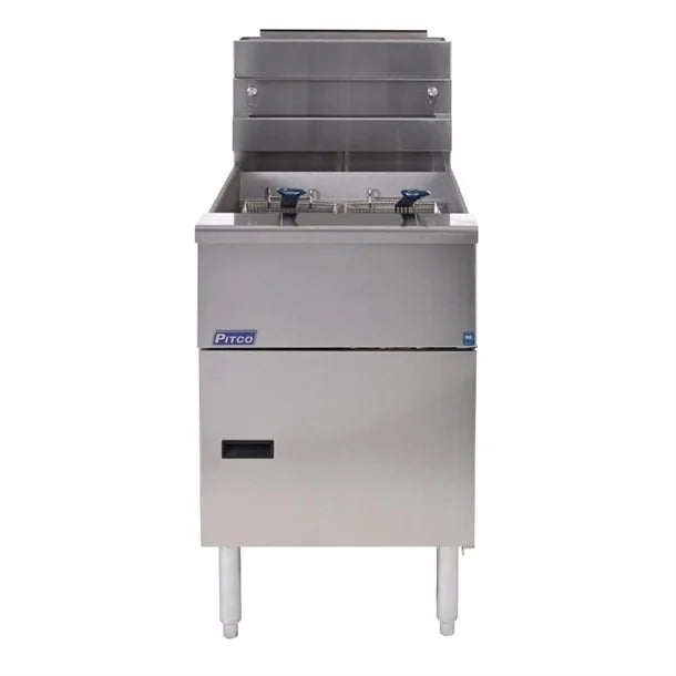 FS127-P Pitco Twin Basket Single Tank Solstice LPG Gas Fryer SG18S