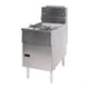 FS127-N Pitco Twin Basket Single Tank Solstice Natural Gas Fryer SG18S