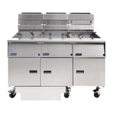 Pitco Solstice Free Standing Natural Gas Filtration Fryer G14S/FD-FFF