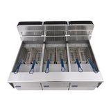 Pitco Solstice Free Standing Natural Gas Filtration Fryer G14S/FD-FFF