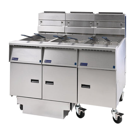 Pitco Solstice Free Standing Natural Gas Filtration Fryer G14S/FD-FFF