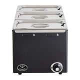King Edward Wet and Dry Heat Bain Marie Black