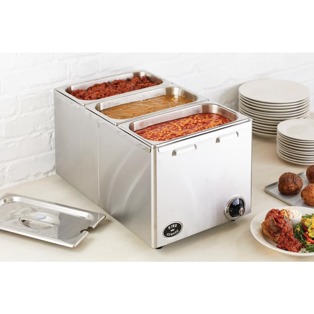 King Edward Wet and Dry Heat Bain Marie